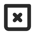 Close Square SVG Icon